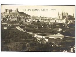 3302A ESPAÑA. <B>TERUEL. ALCAÑIZ.</B> 2 Tarjetas. Foto. Escuin. - Otros & Sin Clasificación