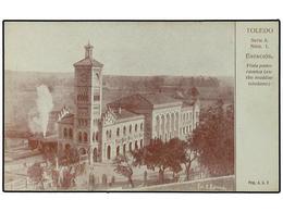 3309 ESPAÑA. TOLEDO. TOLEDO. FERROCARRILES. Estación (vista Panorámica) (B/C). - Autres & Non Classés