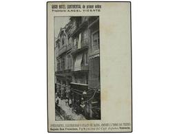 3337 TARJETAS POSTALES. <B>VALENCIA. </B>Hotel CONTINENTAL. - Other & Unclassified