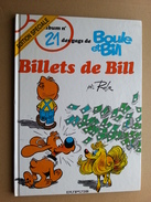 Boule Et Bill N°21 Billets De Bill édition Spéciale - Boule Et Bill