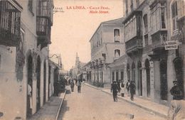 06755 "SPAGNA-ANDALUSIA-CADIZ - LA LINEA - CALLE REAL - MAIN STREET" ANIMATA, FOTO THOMAS. CART  NON SPED - Cádiz