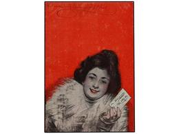 3416 TARJETAS POSTALES. <B>RAMON CASAS. </B>Postal Ilustrada <B>PEL I PLOMA Nº 4. </B> - Otros & Sin Clasificación