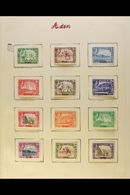 1937-67 FINE MINT COLLECTION  ADEN & ADEN STATES Great Looking Lot, Neatly Arranged On Album Pages, Begins With 1937 Cor - Aden (1854-1963)