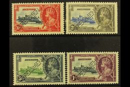 1935  Silver Jubilee Set Perforated "Specimen", SG 31s/34s, Fine Mint, 1s Unused. (4 Stamps) For More Images, Please Vis - Ascensione