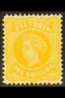 VICTORIA  1901 1s Yellow Re-issue, SG 381, Fine Mint, Very Fresh. For More Images, Please Visit Http://www.sandafayre.co - Autres & Non Classés