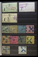 VICTORIA  RAILWAY STAMPS 1887-1934 Interesting Mint & Used Collection On Stock Pages, Inc 1887 1d, 2d & 1s (repaired) Us - Otros & Sin Clasificación