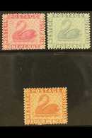 WESTERN AUSTRALIA  1888 Complete Set, SG 103/05, Fine Mint, Very Fresh. (3 Stamps) For More Images, Please Visit Http:// - Other & Unclassified