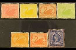 WESTERN AUSTRALIA  1902-11 All Different Fresh Mint Group With 1d, 2d, 4d, 8d, 9d, 10d, And 2s6d, SG 117, 118, 119, 121, - Other & Unclassified