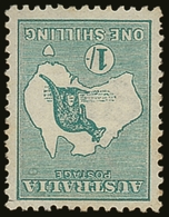 1913-14  1s Emerald 'Roo With WATERMARK INVERTED, SG 11w, Mint With A Short Perfs And A Tiny Cut At Top Right Clear Of T - Otros & Sin Clasificación