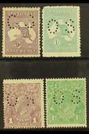 OFFICIALS  "OS" PERFIN Small Mint Group Comprising 1915-28 Roo 9d And 1s (SG O47 And O48b), Plus 1918-23 KGV 1d Violet A - Sonstige & Ohne Zuordnung