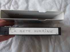 Cassette Vidéo Film La Bête Humaine Train - Other & Unclassified