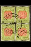 POSTAGE DUES  1938 6d Carmine And Green, SG D117, Fine Used Block Of 4. For More Images, Please Visit Http://www.sandafa - Autres & Non Classés