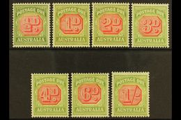 POSTAGE DUES  1938 Carmine And Green Set Complete, SG D112/118, Very Fine And Fresh Mint. (7 Stamps) For More Images, Pl - Otros & Sin Clasificación