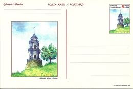 Turkey ; 2001 Postal Stationery "Clock Towers" - Ganzsachen