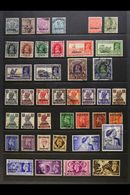 1933-1957 FINE USED ALL DIFFERENT COLLECTION  With A Few KGV Overprinted Including 3a Blue (SG 7); 1938-41 Good Range To - Bahrein (...-1965)