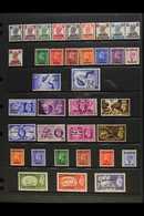 1942-52 MINT KGVI COLLECTION  Presented On A Stock Page. Includes 1942-45 Range With Most Values To 12a, 1948 Silver Wed - Bahreïn (...-1965)