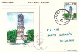 Turkey ; 2001 Postal Stationery "Clock Towers" - Postal Stationery