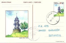 Turkey ; 2001 Postal Stationery "Clock Towers" - Postal Stationery