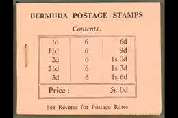 1948  5s Complete Booklet, SG SB1, Never Hinged Mint. For More Images, Please Visit Http://www.sandafayre.com/itemdetail - Bermudas