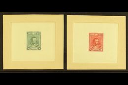 1899 IMPERF DIE PROOFS.  1899 Antonio Jose De Sucre 1c & 2c Issues (Scott 62/63, SG 92/93) On Thin Papers And Attached T - Bolivia