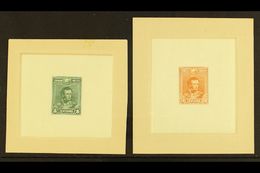 1899 IMPERF DIE PROOFS.  1899 Antonio Jose De Sucre 5c & 10c Issues (Scott 64/65, SG 94 & 96) On Thin Papers And Attache - Bolivia