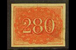 1861  280r Red, Scott 39, Very Fine Used With Four Margins. For More Images, Please Visit Http://www.sandafayre.com/item - Sonstige & Ohne Zuordnung