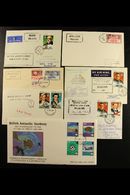 1963-1994  Covers Collection, Inc Registered Items, Special & First Day Covers, 1975-81 Explorers Set On Large Cover, 19 - Otros & Sin Clasificación