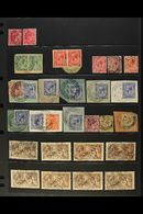 BRITISH POST OFFICES IN CONSTANTINOPLE  1902-1921 POSTMARKS COLLECTION Presented On A Pair Of Stock Pages. Includes An " - British Levant