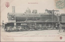 Les Locomotives / Machine Compound Mixte A 6 Roues..... - Trains
