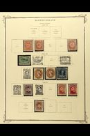 1862-1897 MINT COLLECTION  In Hingeless Mounts On Leaves, ALL DIFFERENT, Inc 1862-64 4d, Plus 6d & 1s Unused, 1865-70 12 - Other & Unclassified