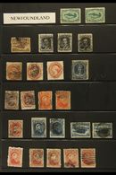 1865-1947 RANGE ON STOCKLEAVES  Mint (a Few Earlier Unused) And Used, Some Mixed Condition And Duplication But Much Is F - Other & Unclassified