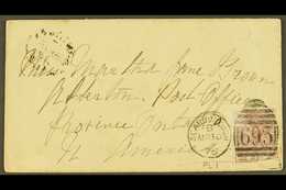 1876  (30 Mar) Env From Scarborough, England To Atherton PO, Ontario Bearing GB 2½d Rosy Mauve On Blued Paper (SG 138, C - Otros & Sin Clasificación