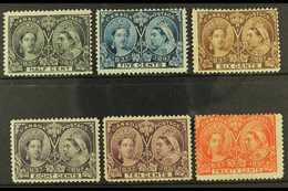 1897  ½c, 5c, 6c, 8c, 10c & 20c Jubilee Issue, Fresh Mint, Minor Faults (creases Or Small Thins), 20c Centered To Upper  - Other & Unclassified