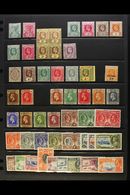 1900-1996 MINT / NHM COLLECTION  An ALL DIFFERENT Collection Presented Chronologically On A Trio Of Stock Pages. Include - Kaimaninseln