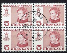 Grönland 1978 // Michel 106 O Viererblock (9109) - Used Stamps