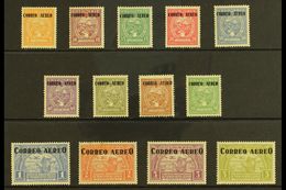 1932  Air "Correo Aereo" Overprints Complete Set, Scott C83/95 (SG 413/25, Michel 305/17), Fine Mint With Usual Disturbe - Colombia