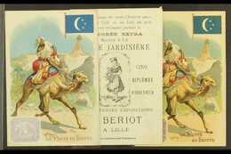 1908  Stamp Designs On Advertising Cards, ALL Different, Seldom Seen (3 Cards) For More Images, Please Visit Http://www. - Otros & Sin Clasificación