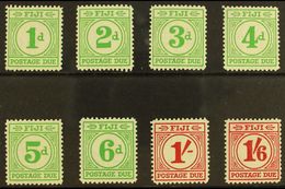 POSTAGE DUE  1940 Complete Set, SG D11/D18, Very Fine Mint. (8 Stamps) For More Images, Please Visit Http://www.sandafay - Fidschi-Inseln (...-1970)