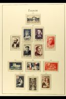 1950-1959 ALL DIFFERENT NEVER HINGED MINT COLLECTION  On Hingeless Printed Leaves. With A High Degree Of Completion For  - Autres & Non Classés