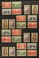 1937  PARIS EXPOSITION COLONIAL OMNIBUS Complete Fine Mint Set Of 126 Values & 24 Miniature Sheets. Lovely (126 Stamps & - Otros & Sin Clasificación