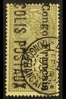 CONGO  PARCEL POST 1893 10c Grey, SG P34 (Yvert 2), Very Fine Used, Signed Brun. For More Images, Please Visit Http://ww - Autres & Non Classés