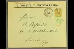 DAHOMEY  1905 (27 Jul) Mixed Franking Prtd Cover From Ouidah To Lome, Togo, Bearing Golfe De Benin 1893 20c Plus Dahomey - Other & Unclassified