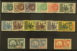 DAHOMEY  1906-07 Definitives Set Complete, SG 18/32 (Yvert 18/32), Very Fine Used (15 Stamps) For More Images, Please Vi - Sonstige & Ohne Zuordnung
