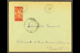 DAHOMEY  1940 (9 May) Censored Cover To France, Bearing 1f Stamp Tied By "Porto Novo" Cds Cancel, Plus Scarce Large Circ - Other & Unclassified