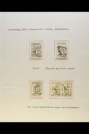 DIEGO SUAREZ  1890 Lithographed Pictorial Set (Yvert 6/9, SG 6/9), The 25c As A Horizontal Pair, Very Fine Cds Used. (5  - Autres & Non Classés