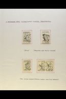 DIEGO SUAREZ  1890 Lithographed Pictorial Set (Yvert 6/9, SG 6/9), The 25c As A Horizontal Pair, Very Fine Cds Used. (5  - Other & Unclassified