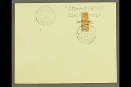 MADAGASCAR  1904 Half Of Diego-Suarez 30c Cinnamon On Drab With Additional Postmark On Cover, Used At Vohemar, Yvert 91, - Otros & Sin Clasificación