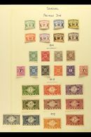 SENEGAL  POSTAGE DUE 1906-30 Issues Complete, With 1906 Set, 1915 Set, 1927 Surcharge Set, Plus 1935 Set, Yvert 4/31, Fi - Autres & Non Classés
