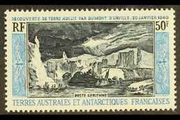 T.A.A.F.  1965 50f Discovery Of Adelie Land, Airmail Issue, Yvert 8, SG 38, Never Hinged Mint. For More Images, Please V - Altri & Non Classificati