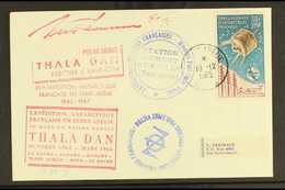 TAAF  1965 (19 Dec) Envelope To Israel Bearing UIT 30f Air Stamp (Maury 9) Tied Neat Terre Adelie Cds, Thala Dan Ship An - Autres & Non Classés